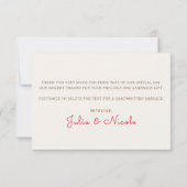 Dusty Brunt Sinaasappel Pioen Bloemen Herfst Bruil (Achterkant)