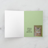 Dusty - Carte de voeux pour chats d'anniversaire (Intérieur)