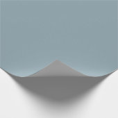 Dusty Cornflower Blauw Effen Kleur Cadeaupapier (Hoek)