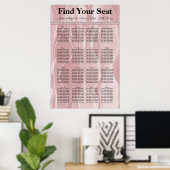 Dusty couleur Rose Silk & White Pearls Tableau de  (Bureau à domicile)