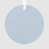 Dusty Croix Bleue Boy Baptême Acrylique Ornement (dos)