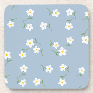 Dusty Daisy Floral Dessous de Verre Élégant Bota