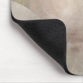Dusty etheral hazy kwikglas subtiele textuur muismat (Hoek)