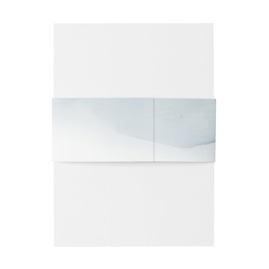 Dusty eucalyptus monogram bruiloft uitnodigingen wikkel (Achterkant Voorbeeld)