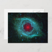 Dusty Eye of Helix Nebula van Spitzer Telescope Briefkaart (Voorkant / Achterkant)
