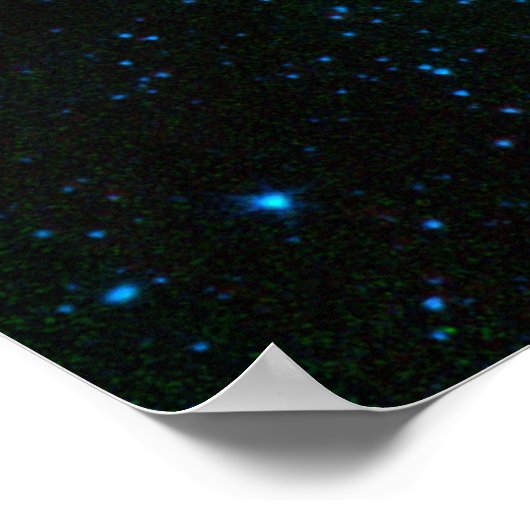 Dusty Eye of Helix Nebula van Spitzer Telescope Poster (Hoek)
