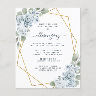 Dusty Floral Baptism