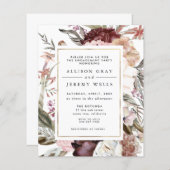 Dusty Floral Engagement Party (Voorkant / Achterkant)