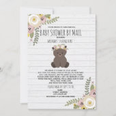 Dusty Floral Shower by Mail Beer Kaart (Voorkant)