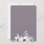 Dusty Garden Floral Bridal Shower Invitation (Dos)