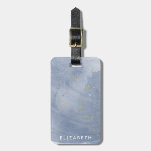 Dusty Gold ⎢ Monogram Bagagelabel (Voorkant verticaal)