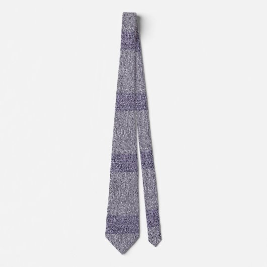 Dusty Gray en Grape Tweed Pattern Stropdas (Voorkant)