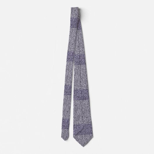 Dusty Gray en Grape Tweed Pattern Stropdas (Achterkant)