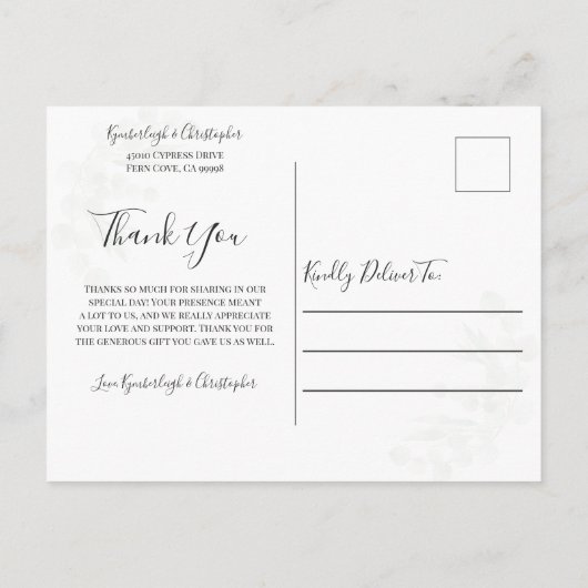 Dusty Green Boho Geometric Arch Weddenschap Bedank Briefkaart (Achterkant)