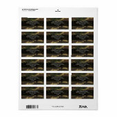 Dusty Green Camo Etiket (Full Sheet)