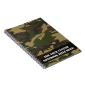 Dusty Green Camo Notitieboek (Rechterzijde)