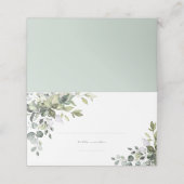 Dusty Greenery Bloemen (Buitenkant ongevouwen)