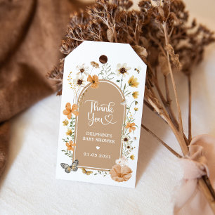Dusty Herfst Wildflower Garden Baby shower Favors Cadeaulabel