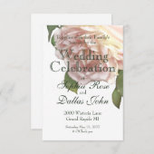 Dusty Ivory Roos Kaart (Voorkant / Achterkant)