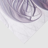 Dusty Lavender Fractal Flower Tissue Paper Tissuepapier (Detail)