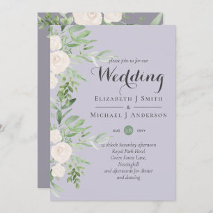 Dusty Lavender Sage Floral Wedding BUDGET