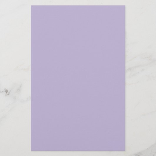 Dusty Lavender Solid Color Briefpapier (Voorkant)
