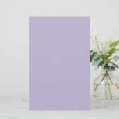 Dusty Lavender Solid Color Briefpapier (Staand voorkant)