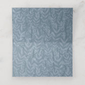 Dusty Light Blue Wedding  Botanical (Binnenkant ongevouwen)