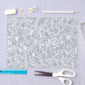 Dusty Light Blue Wedding  Botanical Tissuepapier (Craft)