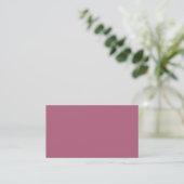 Dusty Mauve Carte de visite rose (Debout devant)