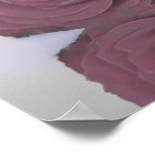 Dusty Mauve Roos 20 Tafel Wedding Seating Chart Poster (Hoek)