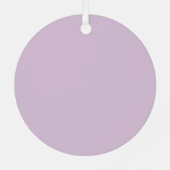 Dusty Paars Cross Girl Baptism Ceramic Ornament (Achterkant)