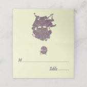 Dusty Paarse Masquerade Ball Fundraiser Gala (Buitenkant ongevouwen)