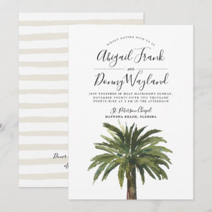 Dusty Palms Weddengeviering Kaart