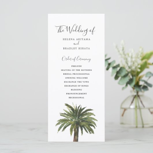 Dusty Palms | Weddenschap Programma (Staand voorkant)