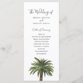 Dusty Palms | Weddenschap Programma (Voorkant)