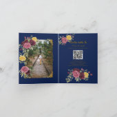 Dusty Pastel Burgundy/Pink Roses Blue (Binnen)