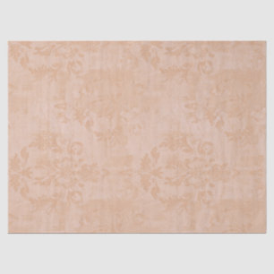Dusty Peach Antiek Damask Decoupage Tissuepapier