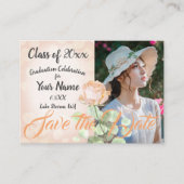 Dusty Peach  Botanisch Afstuderen Advieskaart (Voorkant)