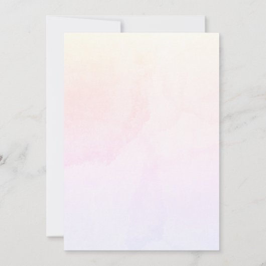 Dusty Peach Rose Floral Garden Invitation de maria (Dos)