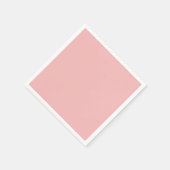 Dusty Pink Abrikozen kleurendruk 2015 Servetten (Hoek)