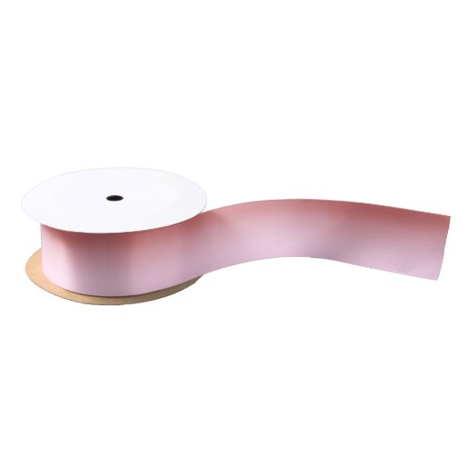 Dusty Pink Blush Pink Simple Ombre Gradiënt Lint (Spoel)