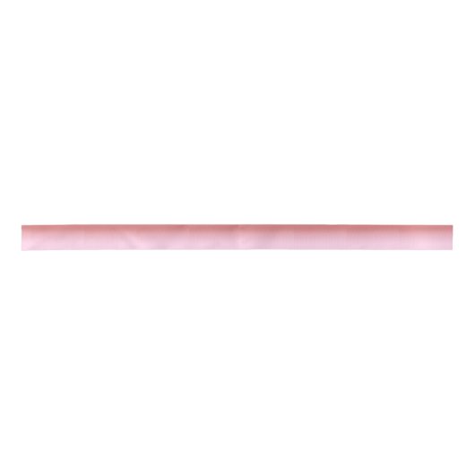 Dusty Pink Blush Pink Simple Ombre Gradiënt Lint (Voorkant)