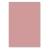 Dusty Pink Elegant Nom complet Cartes de Place (Dos)