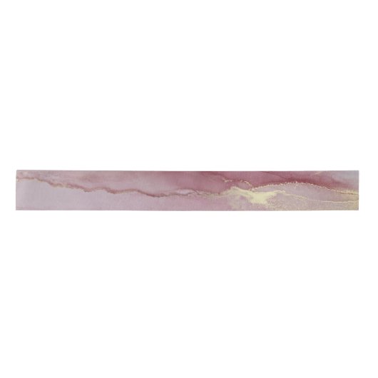 Dusty Pink en Gold Abstract Lint (Voorkant)