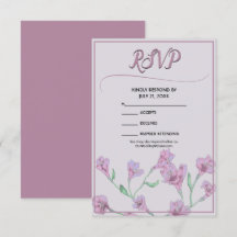 Dusty Pink Floral Waterverf Wedding