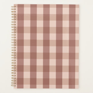 Dusty Pink Gingham geruit Planner