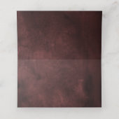 Dusty Pink Mauve Roos Floral Geometric Wedding (Binnenkant ongevouwen)