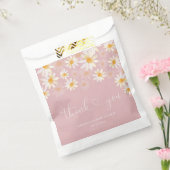 Dusty Pink Minimalist Modern Baby shower Favor Bag Bedankzakje (Gezegeld)