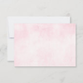 Dusty Pink Roses Midsummer Bloemen Bloemen RSVP Kaartje (Achterkant)